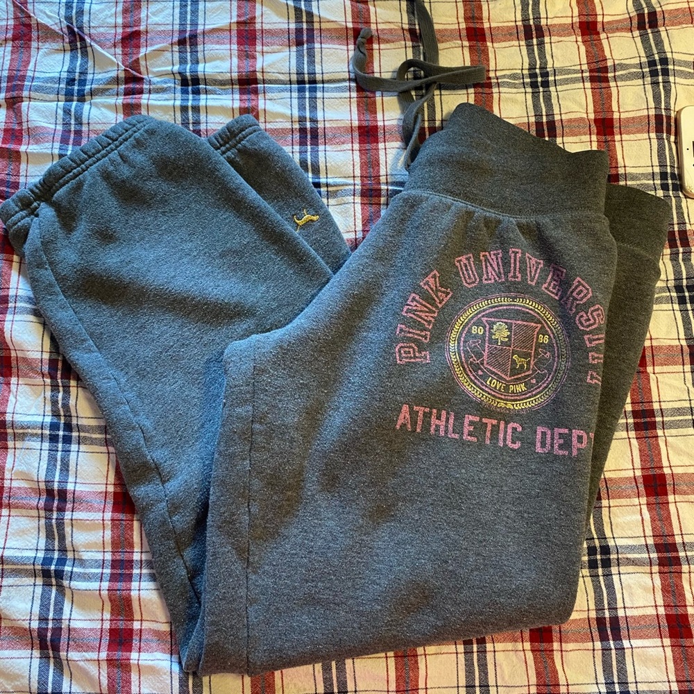 Pink Capri sweatpants